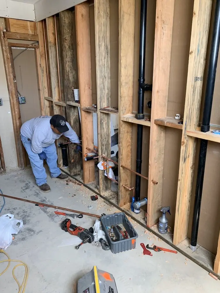 Commercial rough-in plumbing for Trenchless Sewer Repair in Lincoln